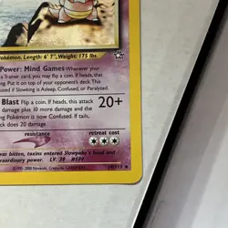 Pokemon TCG Holo Rare Slowking 14/111 Neo Genesis Vintage WOTC Card - Image 5