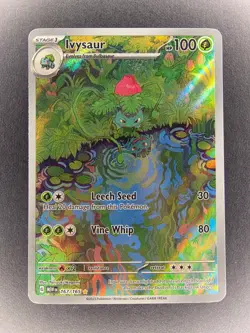 Pokemon TCG - Ivysaur 167/165 - Scarlet & Violet 151 - Illustration Rare - NM+ - Image 1