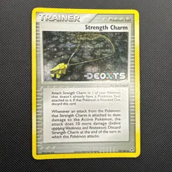 2005 Pokemon EX Deoxys Strength Charm 92/107 Reverse Holo Stamped MP - Image 1