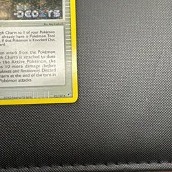 2005 Pokemon EX Deoxys Strength Charm 92/107 Reverse Holo Stamped MP - Image 4
