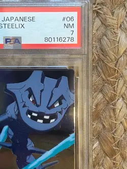JAPANESE POKEMON BLASTOISE VS STEELIX No.06 HOLO MEIJI PROMO PSA 7 TORTANK - Image 3