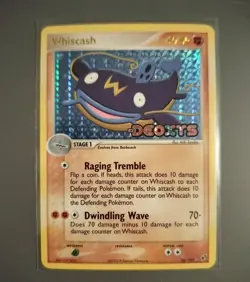 Whiscash 28/107 Deoxys Reverse Holo Pokemon NM Stamped - Image 1