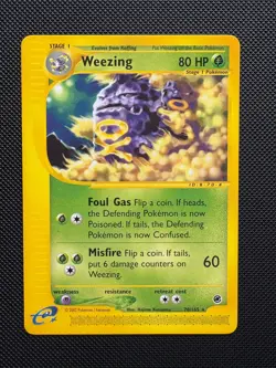 Weezing Non Holo Rare - Pokemon Expedition - 70/165 - Image 1