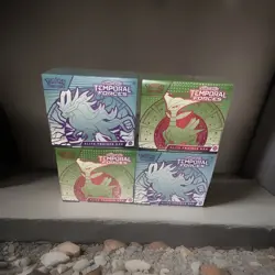 4 Sealed Pokemon Scarlet & Violet Temporal Forces ETBs - Image 1