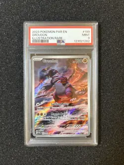 Pokemon Groudon 199/182 SV04: Paradox Rift Holo PSA 9 🤩 - Image 1