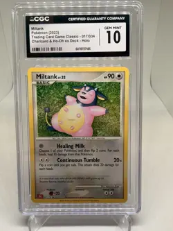 Pokemon 2023 TCG Classic Miltank 017/034 Holo Charizard Ho-Oh Deck CGC GEM 10 - Image 1