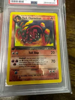 DARK CHARMELEON 2000 Pokemon 1st Edition Team Rocket PSA 9 MINT 32/82 Non Holo - Image 2