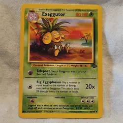 Pokemon Exeggutor Jungle 35/64 1st Edition Regular Rare 80 HP Stage 1 English - Image 1
