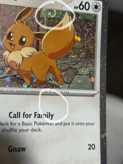 Bleed Error 2x SWIRL Eevee SVP 200 Promo Cosmo Swirl Pokemon Destined Rivals NM - Image 1