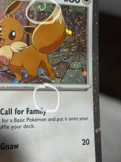 Bleed Error 2x SWIRL Eevee SVP 200 Promo Cosmo Swirl Pokemon Destined Rivals NM - Image 2