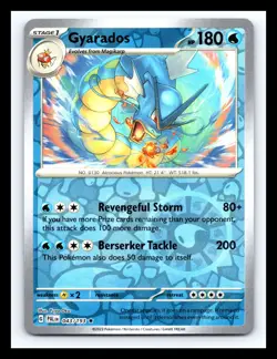 ✨ Pokemon - Gyarados Scarlet & Violet Paldea Evolved 043/193 Reverse Holo Rare - Image 1