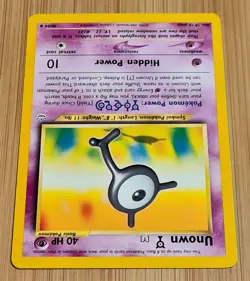 Unown [Y] # 40/64 Uncommon Neo Revelation 2001 Pokemon Near Mint to Mint Vintage - Image 3