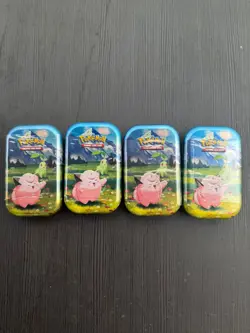 Pokemon TCG Ascended Heroes Mini Tin x4 (New and Sealed 4 Tins) - Image 1