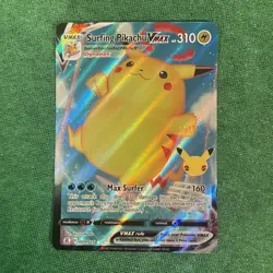 Pokemon Surfing Pikachu VMAX - Celebrations - 009/025 NM - Image 1