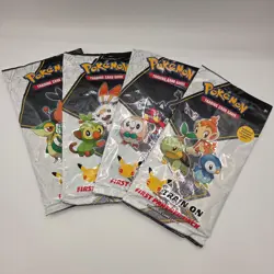 Pokemon TCG First Partner Pack Unova Region Train On Brand New Lot Of 4 - Image 1