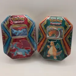 Pokemon TCG Dragonite & Salamence Dragons 2019 Tins X2 - Image 1