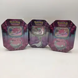 Pokemon TCG: Blissey & Gardevoir Strong Bond Tins - Set Of 3 - Image 1