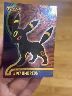 Pokemon 2001 Topps Holo Umbreon #197 Rare Old School Vintage Foil Wow - Image 5