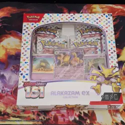 Pokemon TCG 151 Alakazam EX Box - Image 1
