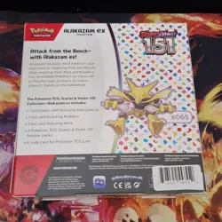 Pokemon TCG 151 Alakazam EX Box - Image 2