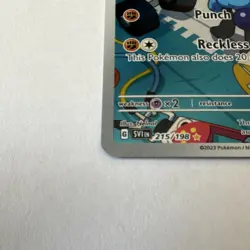 Pokemon Riolu 215/198 Illustration Rare Full Art Holo SV01 Scarlet & Violet EN - Image 5