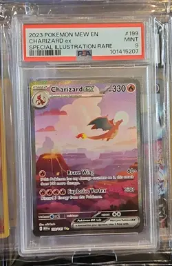 Charizard EX 199/165 Special Illustration Rare 151 Pokemon PSA 9 - Image 3