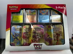 Pokemon Scarlet & Violet 151 Sealed 5-Pack Mini Tin Bundle Set New - Image 1