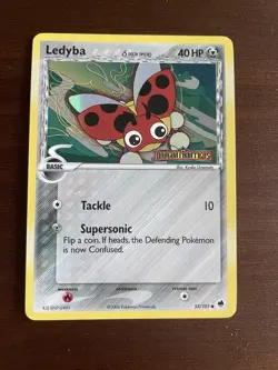 Pokemon TCG - Ledyba 53/101 ex - Dragon Frontiers Holo Stamped - LP - Image 1