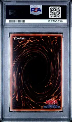 2001 YU-GI-OH! JPN PREM PACK 4 #P402 DARK MAGICIAN PSA 8 - Image 2