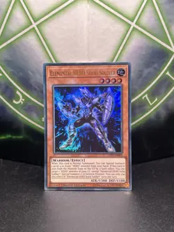 Yugioh Elemental HERO Solid Soldier CT15-EN003 Limited Edition Ultra Rare NM - Image 1