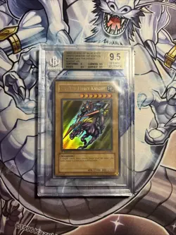 Yugioh 1st Edition LOB-006 Gaia The Fierce Knight 9.5 - Image 1
