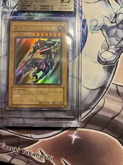 Yugioh 1st Edition LOB-006 Gaia The Fierce Knight 9.5 - Image 5