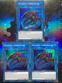 YUGIOH! PLAYSET - PALEOZOIC CAMBRORASTER (MP22 - EN088) Super Rare, 1st Edition! - Image 1