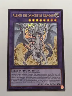 Albion the Sanctifire Dragon MZMU-EN101 Ultra Rare Yugioh 1st Edition Mint - Image 1