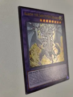 Albion the Sanctifire Dragon MZMU-EN101 Ultra Rare Yugioh 1st Edition Mint - Image 2