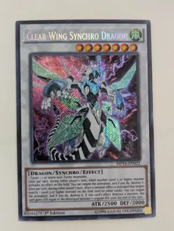 1x Yugioh - Clear Wing Synchro Dragon - Mp16-EN022 - Secret Rare - NM - Image 1
