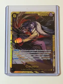 Crocodile - OP14-120 The Azure Sea's Seven Gold Foil One Piece - Image 1