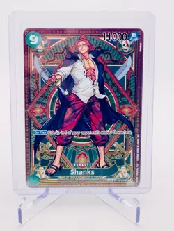 One Piece Shanks ST16-004 OP11 a Fist of Divine Speed Foil SP Alternative Art - Image 1