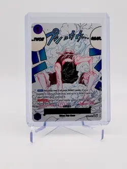 One Piece TCG English OP11-080 Gear Two Alt Art Manga Event Parallel NM/M - Image 1