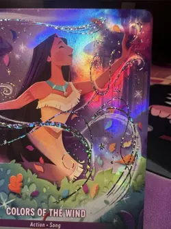 Disney Lorcana Colors of the Wind Foil Pocahontas Card 228/204 English Enchanted - Image 5