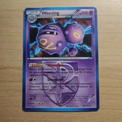 Weezing 58/135 - HP BW Plasma Storm - Pokemon 2012 Rare TCG Card - Image 1