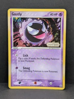 Gastly 52/92 Legend Maker Reverse Holo Rare Pokemon TCG Nintendo Gengar LP - Image 1