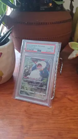 2022 Pokemon JPN SWSH #077 Snorlax Dark Phantasma FA PSA 10 - Image 1