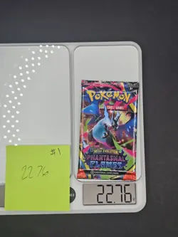 Pokemon Phantasmal Flames Factory Sealed Booster Pack !! 22.76g ! - Image 1