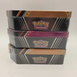 Pokemon TCG: V Powers Collectible Tins Evee V & Sternatus V Sealed x3 - Image 4