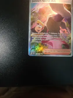 Pokemon Janine's Secret Art #173/131 English Prismatic Evolutions SIR - Image 2