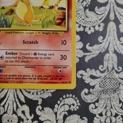 Pokemon TCG Charmander Base Set 46/102 Regular NEAR MINT NM - Image 4