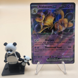 Pokemon TCG 151 Error No Star Pattern – Alakazam ex 050 Black Star Promo - Image 1