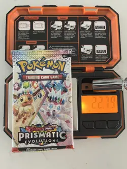 VERY HEAVY! GOD PACKUUU 22.79g Prismatic Evolutions Pokemon TCG Booster (SEALED) - Image 1