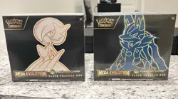 Pokemon Mega Evolutions ETB Pokemon Center Set Lucario and Gardevoir - Image 1